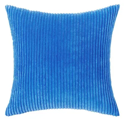 Immagine prodotto di Set di 2 federe per cuscini in velluto, 45x45 cm, blu scuro