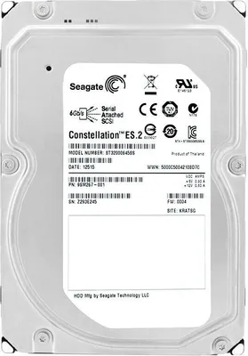 Zdjęcie produktu dla Seagate Constellation 2TB SAS 3.5, 2 TB, 7200 RPM, 64 MB, 3.5", SAS