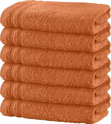 Produktbild von Erwin Müller Handtuch Heidelberg" 6er-Pack terra 50x100 cm"