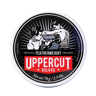 Produktbild von Uppercut Deluxe Featherweight Faserpaste Haar StylingCreme – Starker Halt Natürliches Volumen Frisches Zitronengras Für Kurze bis Mittellange Haar 70g