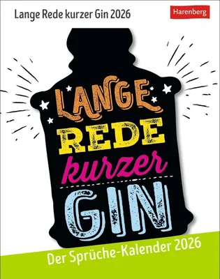 Produktbild von Lange Rede kurzer Gin Tagesabreißkalender 2026