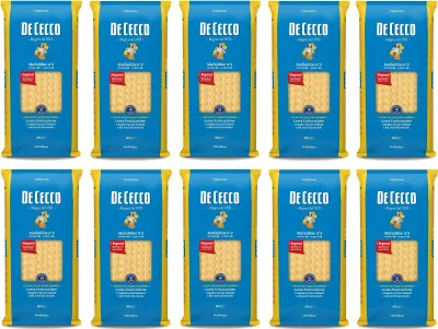 Produktbild von 10x Pasta De Cecco 100% Italienisch Mafaldine n. 2 Nudeln 500g