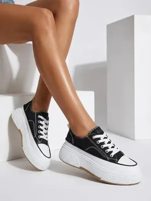 Zdjęcie produktu dla Royalfashion Trampki damskie na platformie Beemes, rozmiar 40