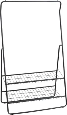 Produktbild von WENKO Kleider Ständer Garderoben Stangen Stand Shiva Schuhe Ablagen Aufbewahrung