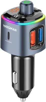 Productafbeelding van Bluetooth FM Transmitter voor Auto met 30W USB-C Autolader en Handsfree Functie