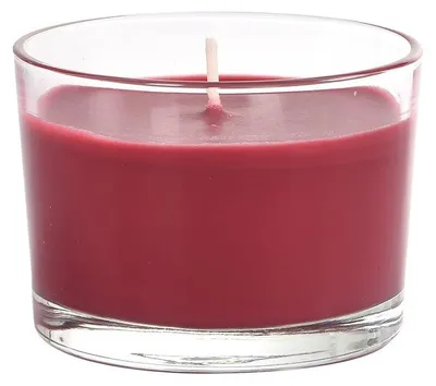 Produktbild von Duni Kerzenglas Ibiza bordeaux 60x85mm