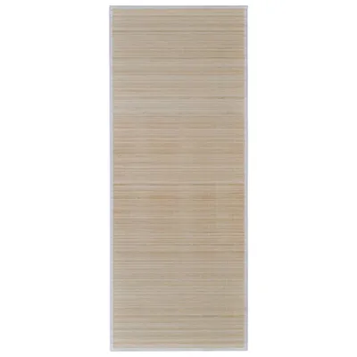 Produktbild von vidaXL Teppich Bambus Natur Rechteckig 80x200 cm