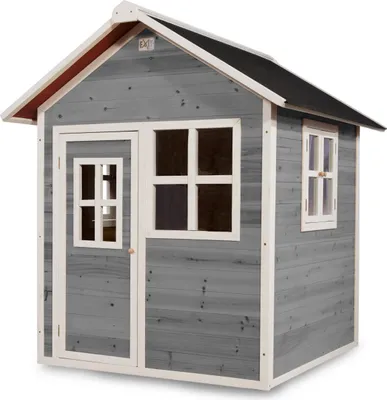 Image de EXIT Loft 100 Maison en Bois – Cabane Extérieure – Bois– Enfants – Gris