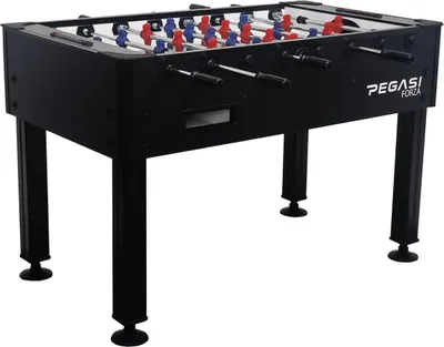 Produktbild von Pegasi Fußballtisch Forza Black - Kickertisch - Fussballtisch - Indoor Tischkicker- Fußball Tischspiel - Fussballtisch Erwachsene - Foosball Table - Schwarz