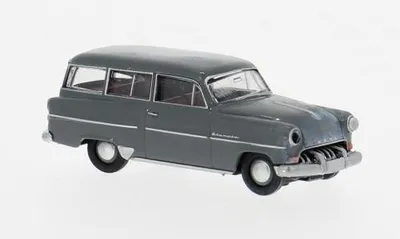 Produktbild von Brekina 20243 - 1/87 Opel Olympia Carava dunkelgrau - Neu