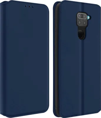 Produktbild von Avizar, Kunstleder Cover Classic Edition Xiaomi Redmi Note 9, Blau