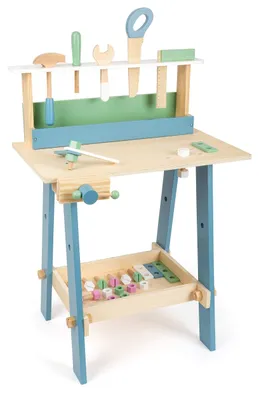 Productafbeelding van Scandinavische werkbank van hout voor kinderen