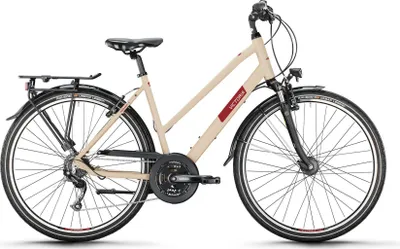 Produktbild von VICTORIA Trekkingrad "TREQANA 2" Mod. 24, Trapez, 28", grey beige matt, 3x8-G...