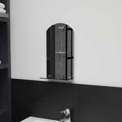 Produktbild von 2025 cloris Wandspiegel mit Regal 20×40 cm Hartglas - Wandspiegel Sale4701243 1parcel