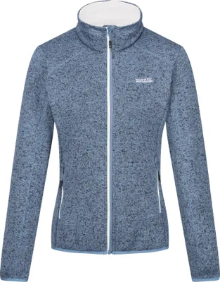Produktbild von Regatta - "Newhill" Fleecejacke Durchgehender Reißverschluss für Damen RG8828 (46 DE) (Kronenblau/Weiß)
