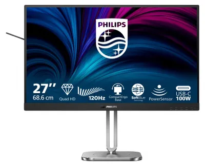 Image de Moniteur Philips 27B2U4601/00 68,6 cm (27") 2560 x 1440 pixels Quad HD LCD Gris
