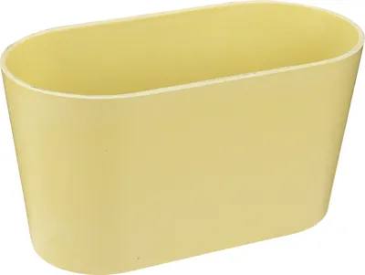 Produktbild von Pflanzschale Dekoschale Gelb Kunststoff Oval 20×10×11cm 3er Set, 3 Stück