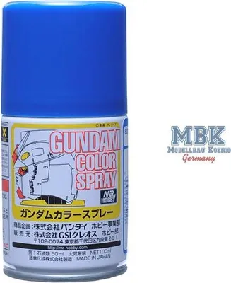 Imagen del producto de GUNZE GSSG02, pintura en aerosol color Gundam, azul, 100 ml