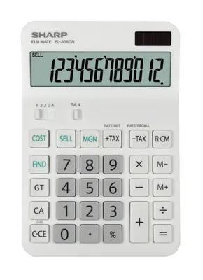 Image de SHARP SH-EL338GN SHARP Calculatrice de bureau EL-338GN