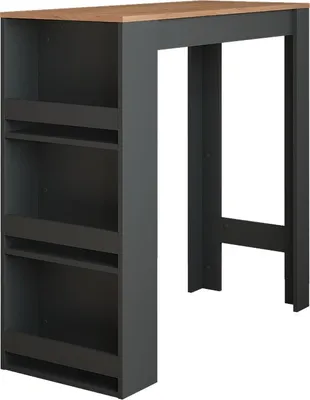 Immagine prodotto di Tavolo da bar Vicco Repose Antracite/Rovere dorato 45 x 110 cm, Model 55357