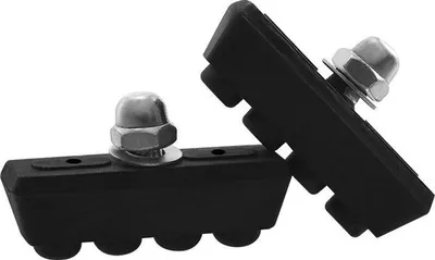 Obrázok produktu pre INF Brzdové doštičky V-Brake pre horské bicykle 45mm, sada 4, guma a kov
