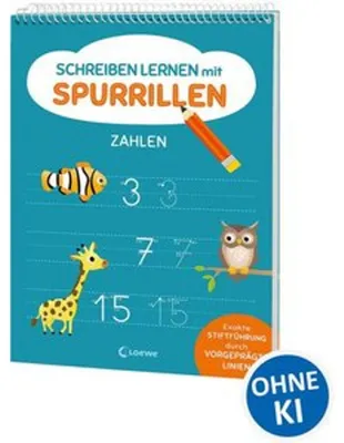 Immagine prodotto di Schreiben lernen mit Spurrillen - Zahlen