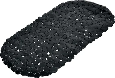 Produktbild von Badewannenmatte Duschmatte 36x69 cm schwarz Badewanneneinlage Kinder Antirutsch