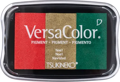 Produktbild von Stempelkissen Versacolor, 3 Farben sortiert, Xmas