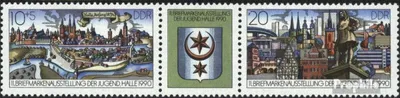 Produktbild von Briefmarken DDR 1990 Mi WZd828 (kompl.Ausg.) postfrisch Briefmarkenausstellung der Jugend