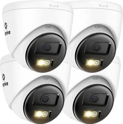 Image de caméra IP 4K, compression H265, audio bidirectionnel