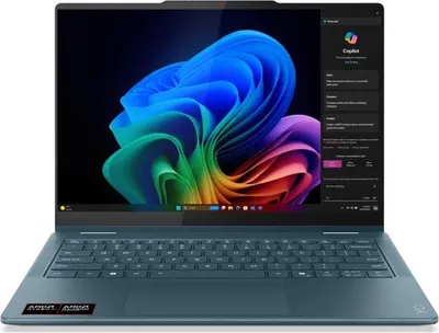 Zdjęcie produktu dla Laptop LENOVO Yoga 7 2-in-1 14AKP10, 14'' OLED Touchscreen, Ryzen 7 AI 350, 16GB RAM, 512GB SSD, Windows 11, AZERTY