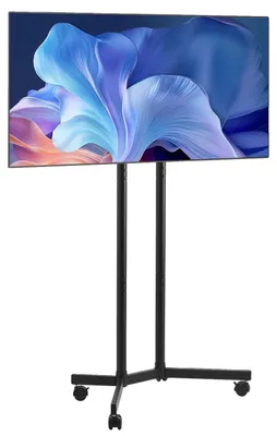 Obrázek produktu pro VEVOR Televizní stojan na kolečkách pro ploché obrazovky a zakřivené televizory s úhlopříčkou 812,8-1651 mm, do 40 kg (max. VESA 400 x 400 mm), vhodný pro obývací pokoje a ložnice