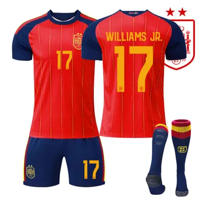 Obrázek produktu pro #17 WILLIAMS JR. 2026 Mistrovství světa ve Španělsku, domácí tým. Dva hvězdičky. Dres pro dospělé a děti. VELIKOST: 16