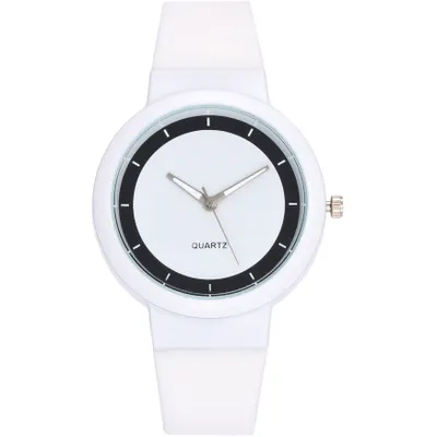 Produktbild von Stylische HA-12410 Damenarmbanduhr in Weiß – Perfekt für jeden Anlass KP12410