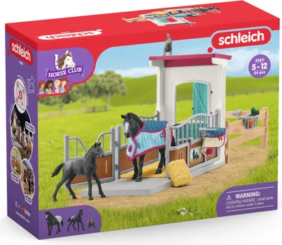Zdjęcie produktu dla schleich HORSE CLUB 42611, Horse Stable, Horses, 5 lat(a), Wielobarwny, Plastik