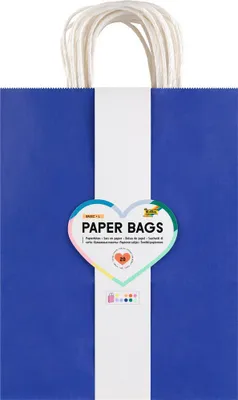 Produktbild von folia Papier-Tragetaschen BASIC Größe: L farbig sortiert 20 Stück