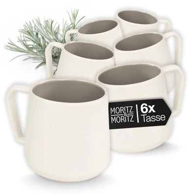 Produktbild von Moritz & Moritz CAVO Kaffeebecher 6er Pack - Stone