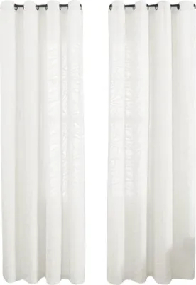 Immagine prodotto di Tende Lulu - Traslucide - Con anelli - 140x213cm - Per soggiorno e camera da letto - Bianco