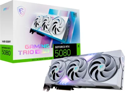 Obrázok produktu pre VGA MSI GeForce® RTX 5080 16GB GAMING TRIO OC WHITE