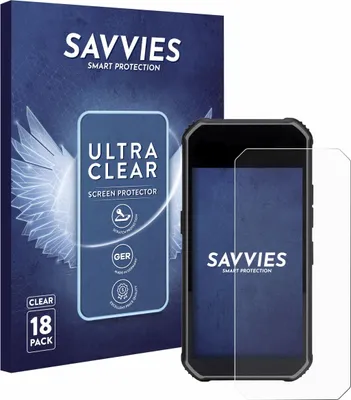 Produktbild von 18x Für SkyCaddie Pro 5X Schutzfolie Savvies Displayschutz Display Schutz Folie Klar Transparent