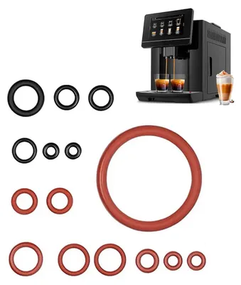 15 Dichtringe für Philips-Kaffeevollautomaten, Silikon, Wartungsset
