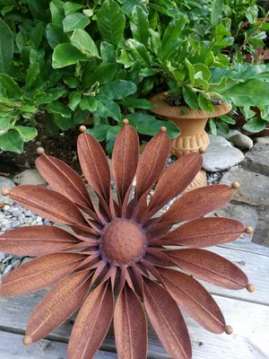Immagine prodotto di Fiore di gerbera in acciaio inox