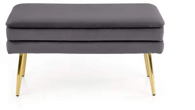 Productafbeelding van Tabouret VELVA grijs/goud