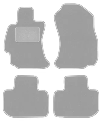 Obrázek produktu pro Velurové autokoberce pro: Subaru Outback 2009- (sedan/kombi) – sada 4 ks, šedé, na míru – Wielganizator OSLO