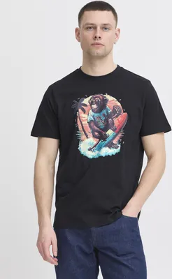 Produktbild von Blend BHJESSY Herren T-Shirt Kurzarm Shirt 100% Baumwolle regular fit