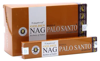 Imagen del producto de 15g Incienso Dorado Nag - Palo Santo