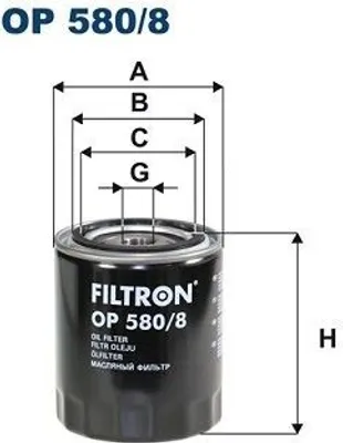 Zdjęcie produktu dla Filtr Oleju Filtron Op 580/8