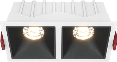 Immagine prodotto di Maytoni Luce da incasso LED ALFA, 2 luci, bianco caldo, alluminio, 20W, 3000K, IP20