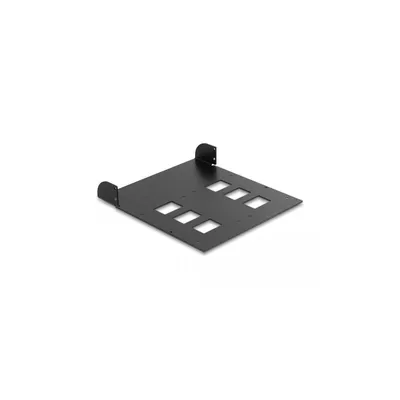Produktbild von DELOCK 5.25 Metall Einbaurahmen für 2 x Wechselrahmen