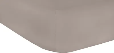 Produktbild von Mr.Sandman Elasthan Classic Topper Spannbetttuch Kiesel 80-90x200-210cm 220g/m²